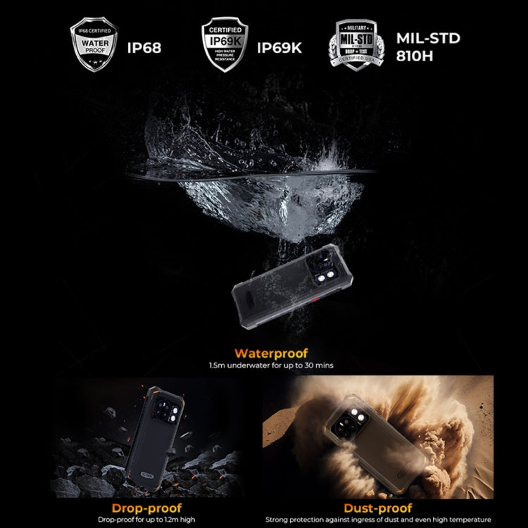 HOTWAV CYBER 13, IP68/IP69K Rugged Phone, 8GB+128GB, 10800mAh, 6.6 inch Android 14.0 Unisoc T606 Octa Core, Network: 4G, NFC, OTG HOTWAV CYBER 13, IP68/IP69K Rugged Phone, 8GB+128GB, 10800mAh, 6.6 inch Android 14.0 Unisoc T606 Octa Core, Network: 4G, NFC, OTG